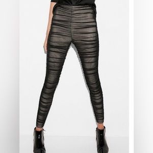Express Mesh Ruched Leggings